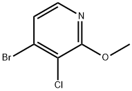 4-bromo-3-chloro-2-methoxypyridine Struktur