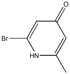 2-bromo-6-methyl-1H-pyridin-4-one Struktur