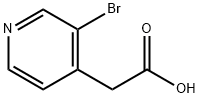 (3-Bromo-pyridin-4-yl)-acetic acid Struktur