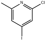 2-Chloro-4-iodo-6-methyl-pyridine Struktur