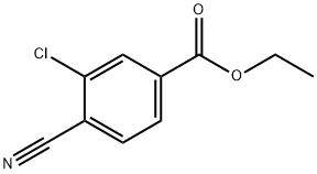 ETHYL 3-CHLORO-4-CYANOBENZOATE Struktur