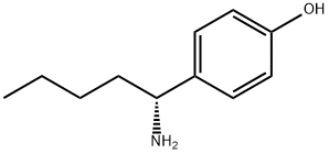 4-((1R)-1-AMINOPENTYL)PHENOL Struktur