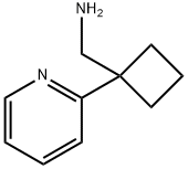 [1-(pyridin-2-yl)cyclobutyl]methanamine Struktur