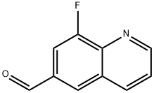 8-Fluoro-quinoline-6-carbaldehyde Struktur