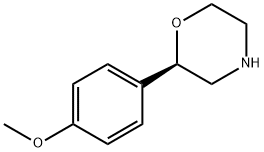 (R)-2-(4-methoxyphenyl)morpholine Struktur