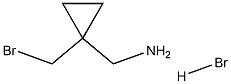 1-[1-(bromomethyl)cyclopropyl]methanamine hydrobromide Struktur