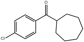 (4-CHLOROPHENYL)(CYCLOHEPTYL)METHANONE Struktur