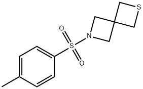 6-[(4-methylphenyl)sulfonyl]-2-thia-6-azaspiro[3.3]heptane Struktur