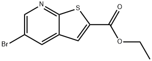 Ethyl 5-bromothieno[2,3-b]pyridine-2-carboxylate Struktur