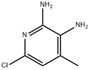 6-CHLORO-2,3-DIAMINO-4-METHYLPYRIDINE Struktur