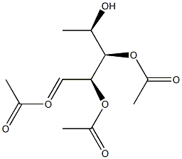 1,2,3-Tri-O-Acetyl-5-deoxy-D-ribose Struktur