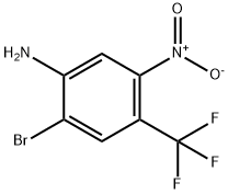 2-BROMO-5-NITRO-4-(TRIFLUOROMETHYL)ANILINE Struktur