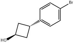 TRANS-3-(4-BROMOPHENYL)CYCLOBUTANOL Struktur