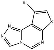 9-BROMOTHIENO[3,2-E][1,2,4]TRIAZOLO[4,3-C]PYRIMIDINE Struktur