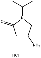 4-Amino-1-(propan-2-yl)pyrrolidin-2-one hydrochloride Struktur