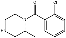 1-(2-クロロベンゾイル)-2-メチルピペラジン 化學(xué)構(gòu)造式