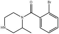 1-(2-bromobenzoyl)-2-methylpiperazine Struktur