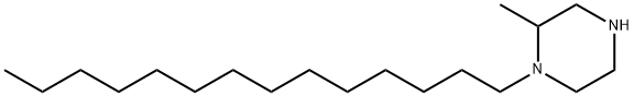 2-methyl-1-tetradecylpiperazine Struktur