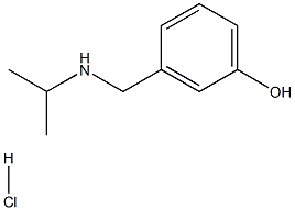 3-{[(propan-2-yl)amino]methyl}phenol hydrochloride Struktur