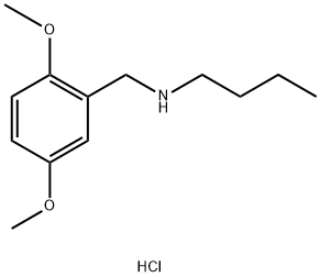 butyl[(2,5-dimethoxyphenyl)methyl]amine hydrochloride Struktur