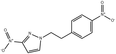 3-nitro-1-[2-(4-nitrophenyl)ethyl]-1H-pyrazole Struktur