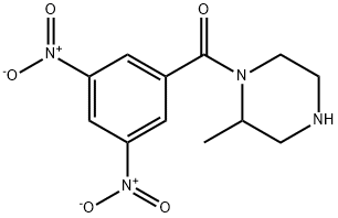 1-(3,5-dinitrobenzoyl)-2-methylpiperazine Struktur