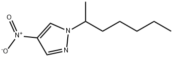 1-(heptan-2-yl)-4-nitro-1H-pyrazole Struktur