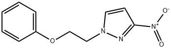 3-nitro-1-(2-phenoxyethyl)-1H-pyrazole Struktur