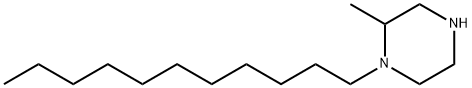 2-methyl-1-undecylpiperazine Struktur