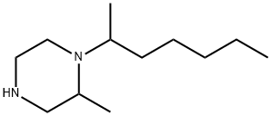 1-(heptan-2-yl)-2-methylpiperazine Struktur