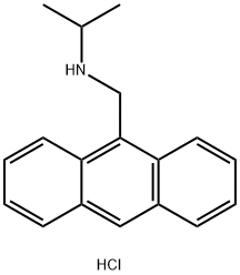 [(anthracen-9-yl)methyl](propan-2-yl)amine hydrochloride Struktur