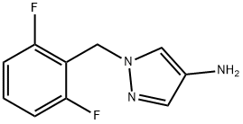 1-[(2,6-difluorophenyl)methyl]-1H-pyrazol-4-amine Struktur