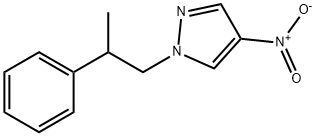 4-nitro-1-(2-phenylpropyl)-1H-pyrazole Struktur