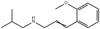 [(2E)-3-(2-methoxyphenyl)prop-2-en-1-yl](2-methylpropyl)amine Struktur