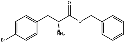 4-bromo- D-Phenylalanine, phenylmethyl ester Struktur