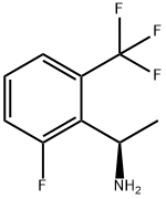 (1R)-1-[6-FLUORO-2-(TRIFLUOROMETHYL)PHENYL]ETHYLAMINE Struktur