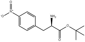 4-nitro- D-Phenylalanine, 1,1-dimethylethyl ester Struktur