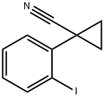 1-(2-IODOPHENYL)CYCLOPROPANECARBONITRILE Struktur