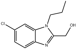 (6-Chloro-1-propyl-1H-benzoimidazol-2-yl)-methanol Struktur