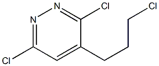 Pyridazine,3,6-dichloro-4-(3-chloropropyl)- Struktur