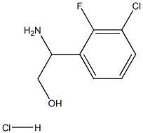 2-AMINO-2-(3-CHLORO-2-FLUOROPHENYL)ETHAN-1-OL HYDROCHLORIDE Struktur