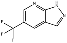 5-(Trifluoromethyl)-1H-pyrazolo[3,4-b]pyridine Struktur