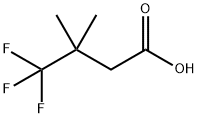 4,4,4-trifluoro-3,3-dimethylbutanoic acid Struktur