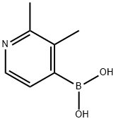 (2,3-dimethyl-4-pyridinyl)boronic acid Struktur