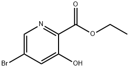 ETHYL 5-BROMO-3-HYDROXYPICOLINATE Struktur