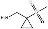 (1-methylsulfonylcyclopropyl)methanamine Struktur