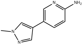 5-(1-METHYL-1H-PYRAZOL-4-YL)PYRIDIN-2-AMINE Structure