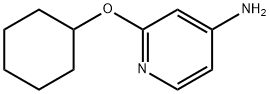 2-(cyclohexyloxy)pyridin-4-amine Struktur