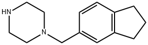 1-Indan-5-ylmethyl-piperazine Struktur