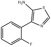 4-(2-Fluoro-phenyl)-thiazol-5-ylamine Struktur